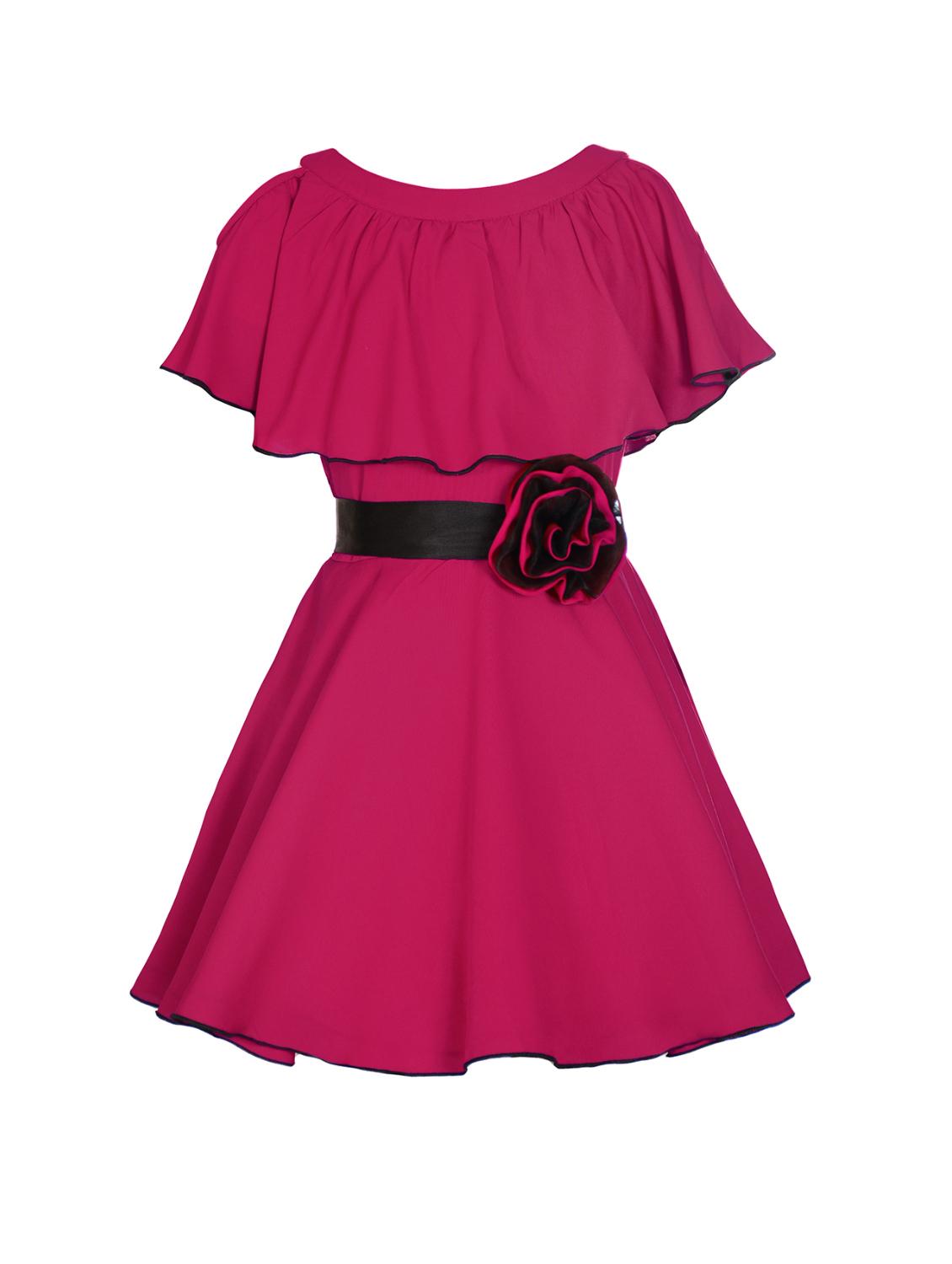 pink polyester frock - 14555869 - Zoom Image - 1
