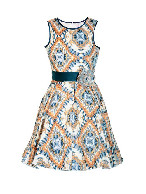 multi rayon frock - 14555876 - Standard Image - 1