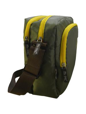 khaki polyester messenger bag - 14557242 - Standard Image - 4