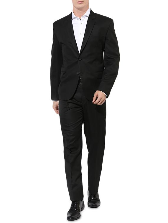 black cotton suit