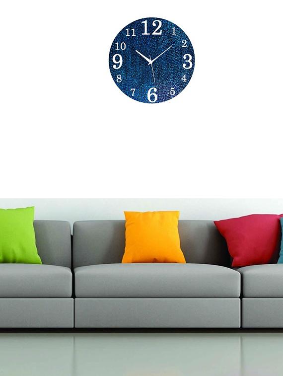 mdf circular analog wall clock - 14558258 - Zoom Image - 2