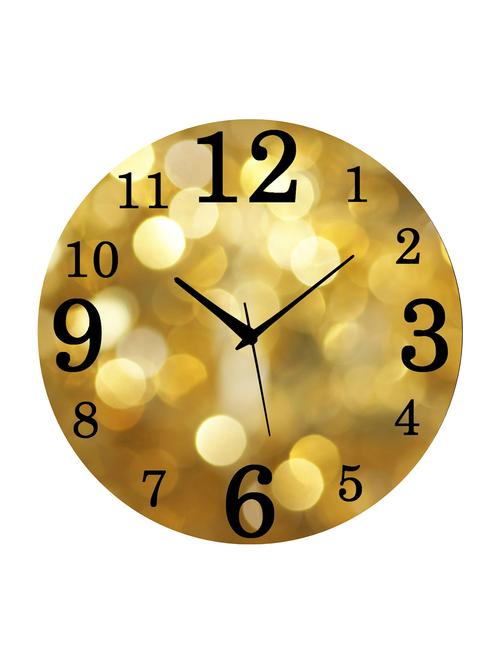MDF Circular Analog Wall Clock - 14558379 - Standard Image - 1