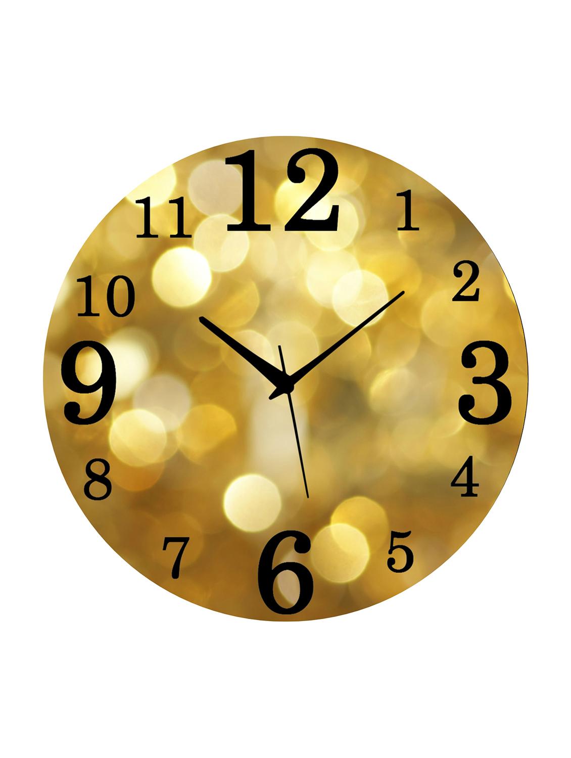 MDF Circular Analog Wall Clock - 14558379 - Zoom Image - 1