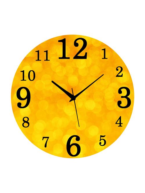 mdf circular analog wall clock - 14558383 - Standard Image - 1