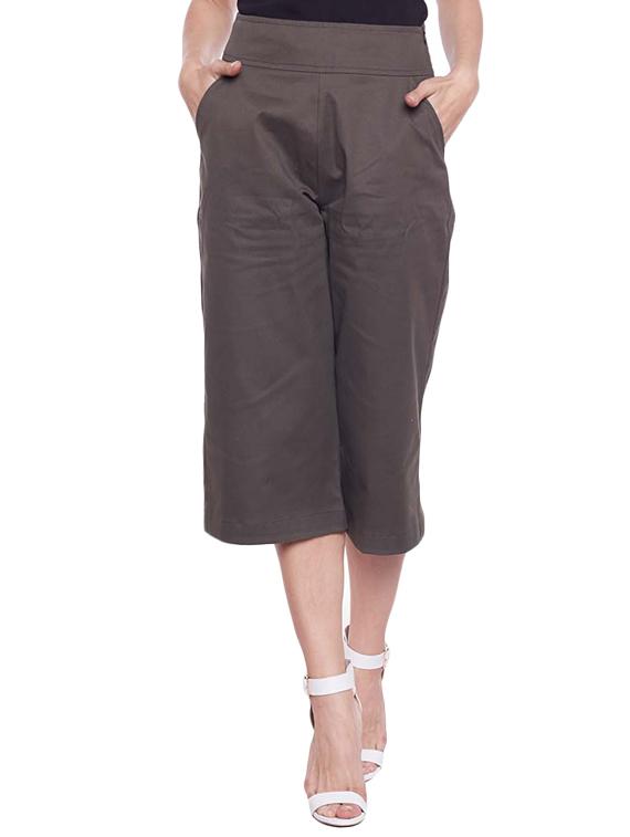 grey culottes capri - 14559122 - Zoom Image - 1