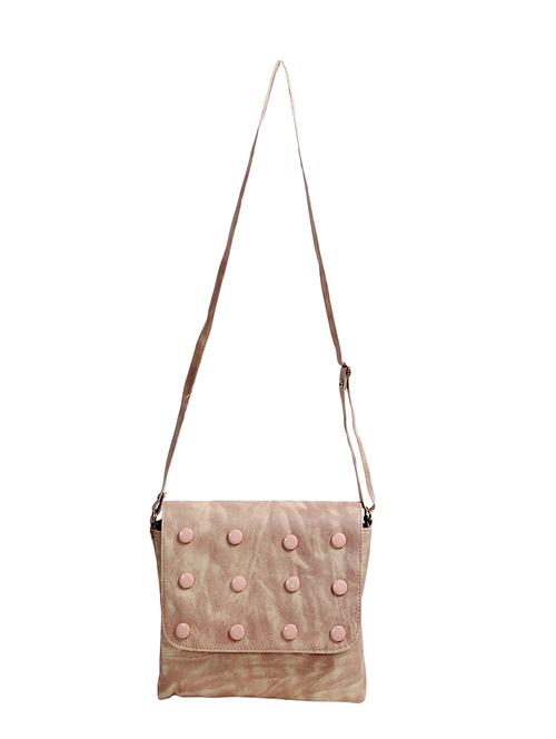beige leatherette regular sling bag - 14559950 - Standard Image - 1