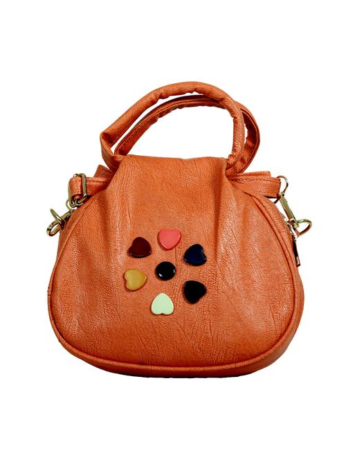 orange leatherette regular sling bag - 14559954 - Standard Image - 1