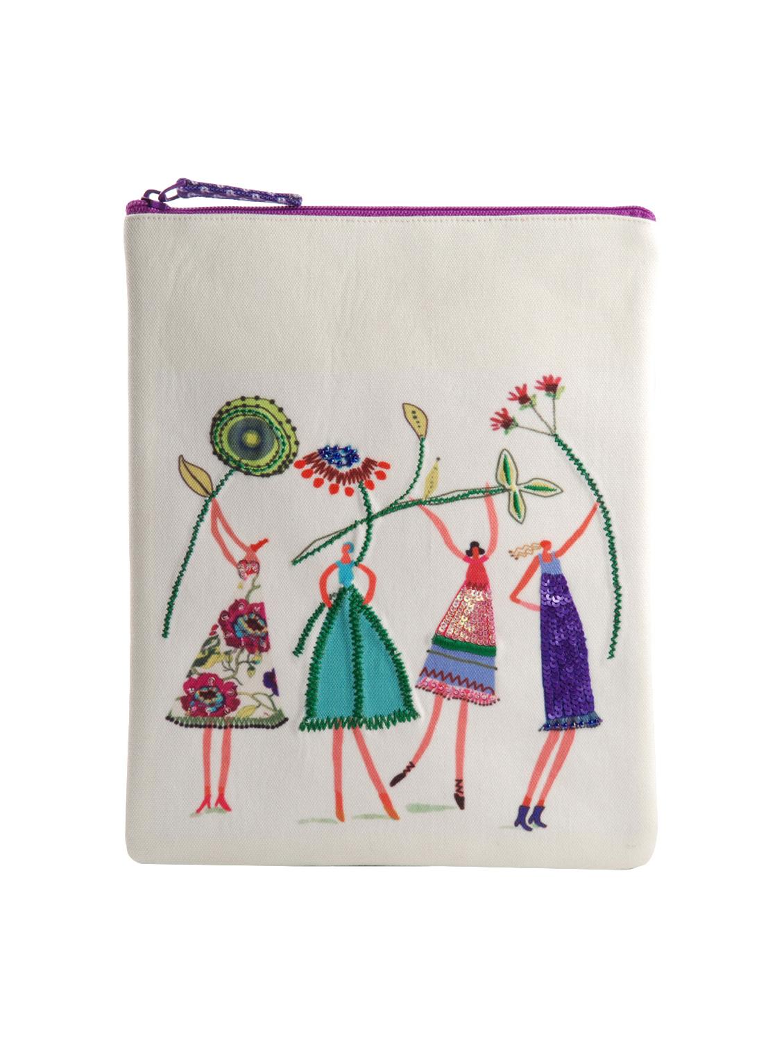 multi colored fabric mobile cover - 14560211 - Zoom Image - 1