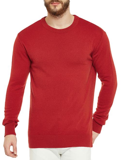 red wool pullover - 14561625 - Standard Image - 1
