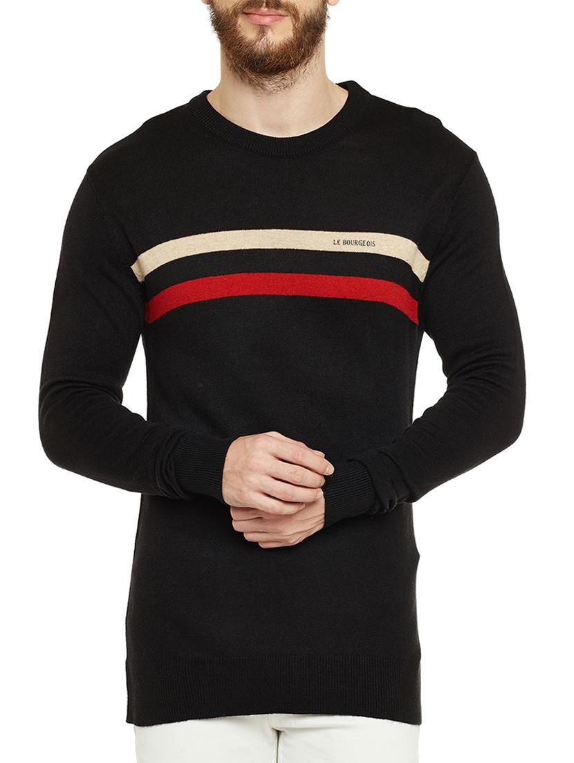black wool pullover - 14561626 - Zoom Image - 1