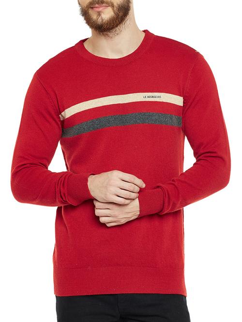 red wooll pullover - 14561628 - Standard Image - 1