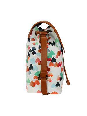 white canvas regular sling bag - 14562487 - Standard Image - 4
