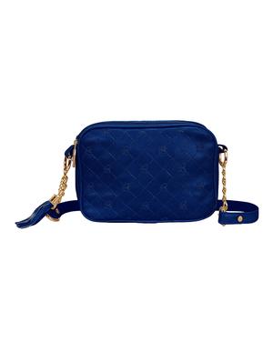 blue leatherette regular sling bag - 14562559 - Standard Image - 2