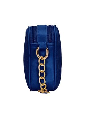 blue leatherette regular sling bag - 14562559 - Standard Image - 4