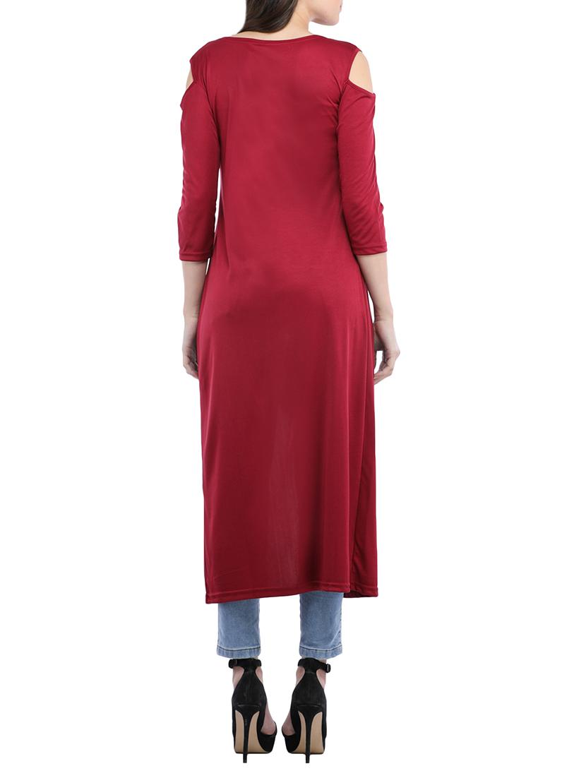 cold shoulder solid shrug - 14562581 - Zoom Image - 3