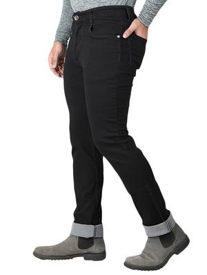 black denim plain jeans - 14563529 - Standard Image - 2