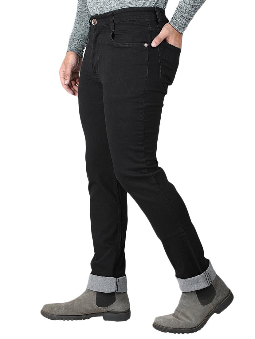 black denim plain jeans - 14563529 - Zoom Image - 2