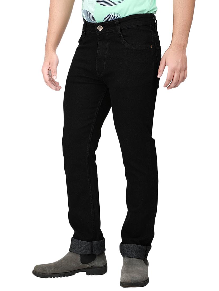 black denim plain jeans - 14563533 - Zoom Image - 2