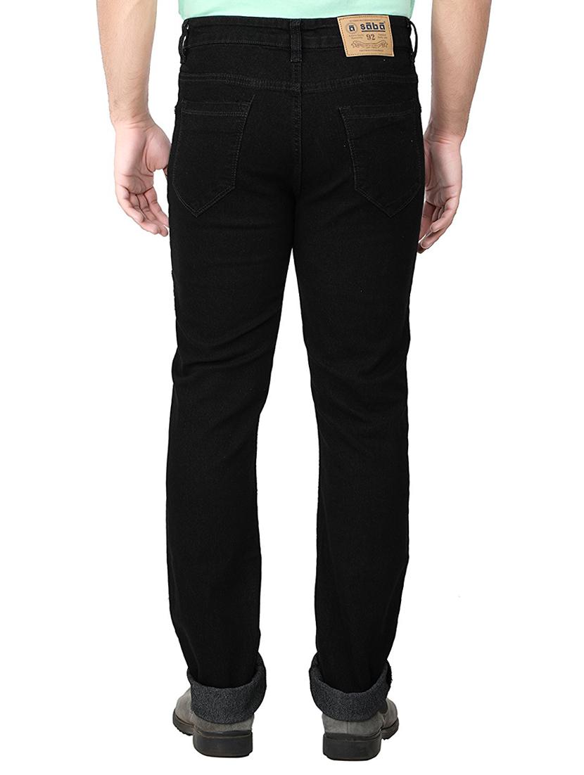 black denim plain jeans - 14563533 - Zoom Image - 3