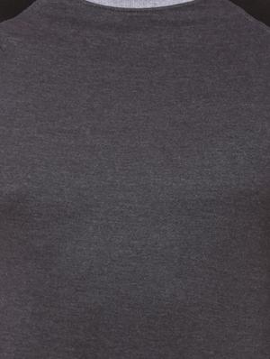 grey cotton raglan sweatshirt - 14564385 - Standard Image - 4