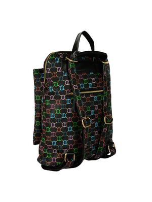 black leatherette fashion backpack - 14566450 - Standard Image - 2
