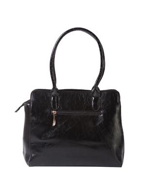 black leatherette regular handbag - 14566485 - Standard Image - 2