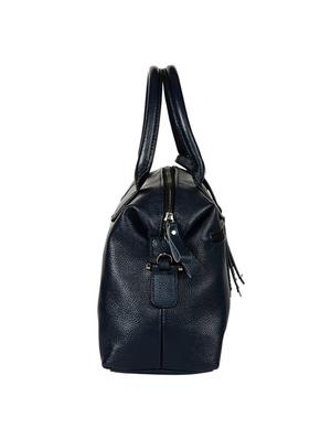 blue leatherette handbag - 14566533 - Standard Image - 4