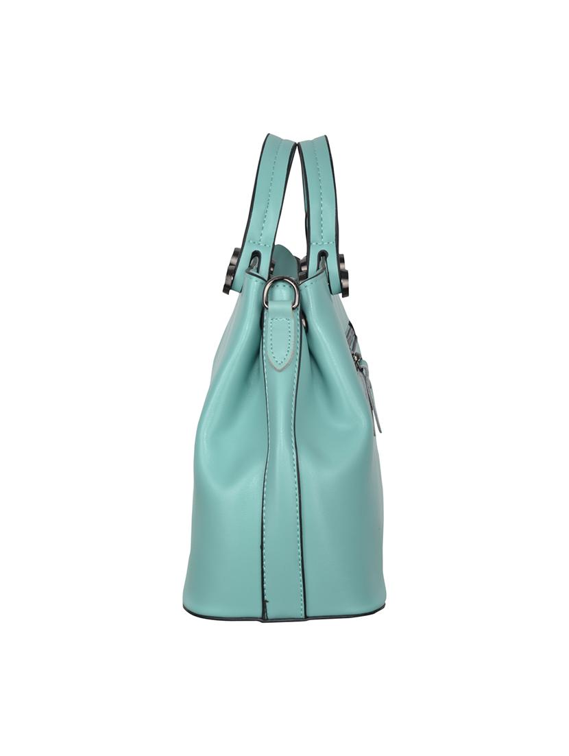blue leatherette handbag - 14566634 - Zoom Image - 4