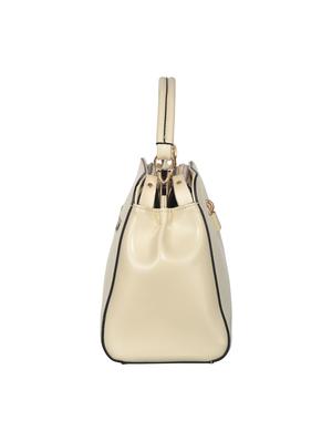 nude leatherette handbag - 14566658 - Standard Image - 4