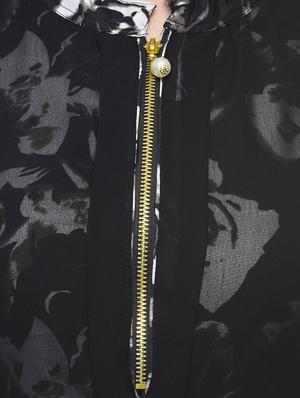 black georgette layered kurta - 14567529 - Standard Image - 4