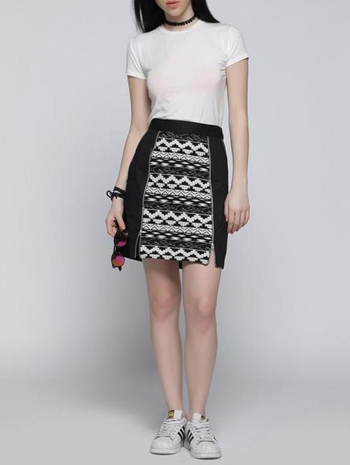 PretNex multi colored rayon skirt - 14569359 - Very Small Image - 1