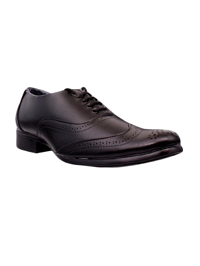 black leatherette formal brouge - 14572934 - Zoom Image - 1