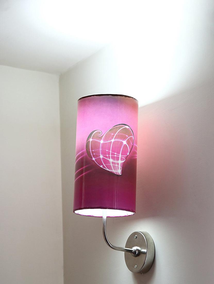 handmade plastic with color paper sheet crafted sceneted wall sconce lamp - 14573749 - Zoom Image - 2