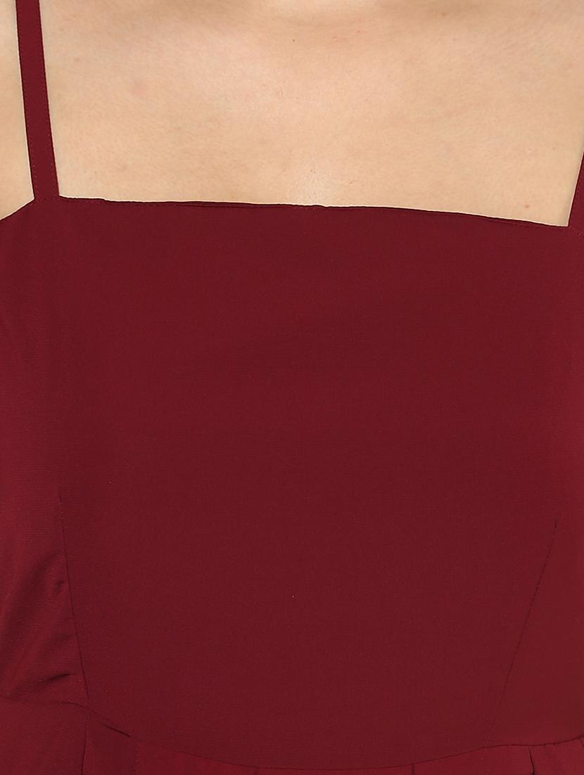 spaghetti strap asymmetric pleated dress - 14576230 - Zoom Image - 5