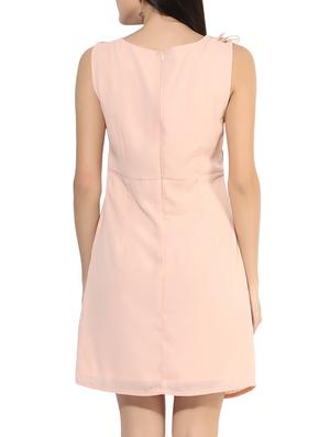 eyelet lace-up detail a-line dress - 14576231 - Standard Image - 4
