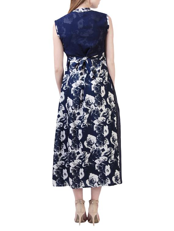 navy blue maxi dress - 14576635 - Zoom Image - 3