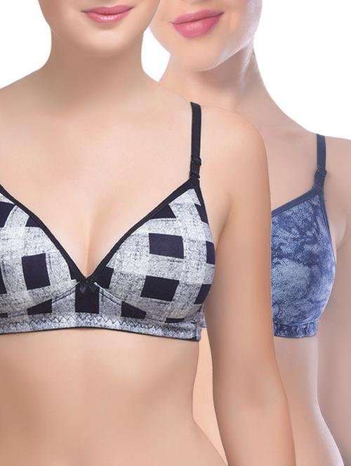 set of 2 multi colored bras - 14580220 - Standard Image - 1