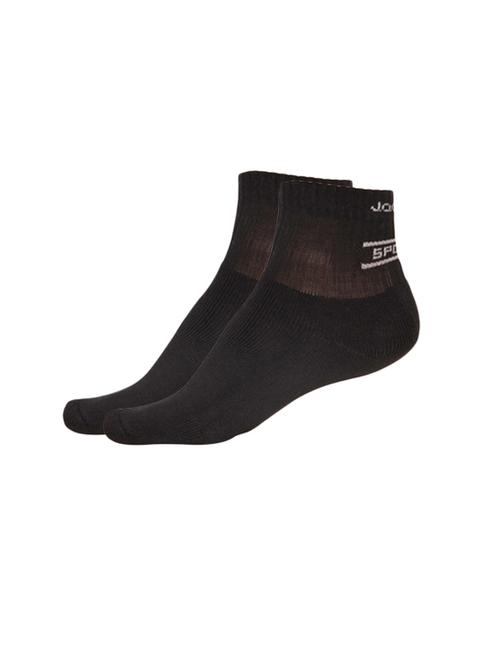 black cotton ankle length sock - 14581851 - Very Small Image - 1