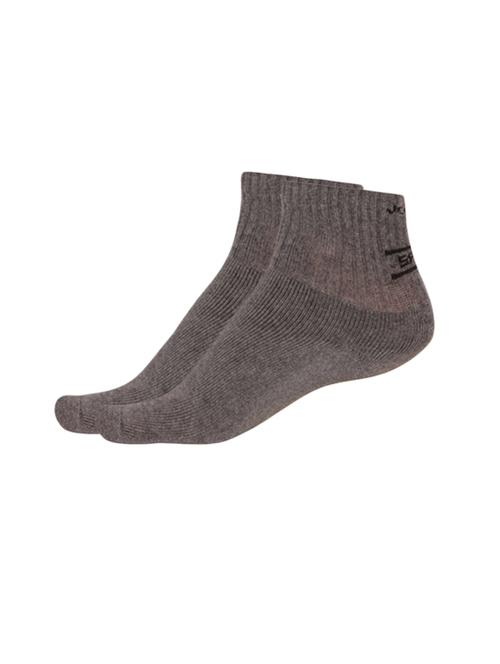 grey cotton ankle length sock - 14581852 - Standard Image - 1