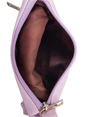 purple leatherette regular sling bag - 14585424 - Standard Image - 3