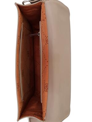 beige leatherette regular sling bag - 14585439 - Standard Image - 3