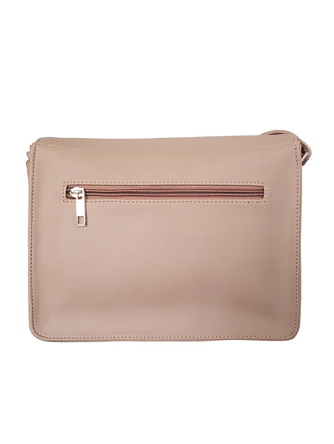 beige leatherette regular sling bag - 14585439 - Zoom Image - 2