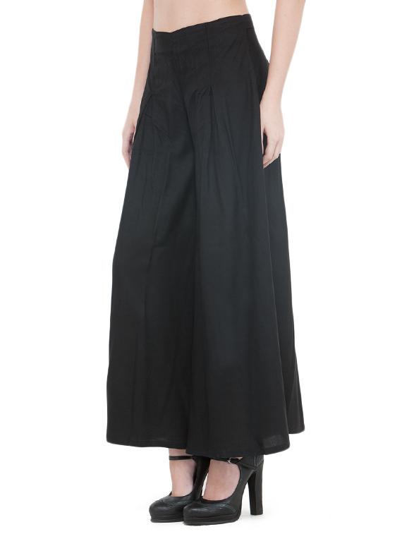 black viscose palazzos - 14586781 - Zoom Image - 2