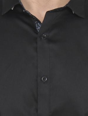 black cotton formal shirt - 14587497 - Standard Image - 4