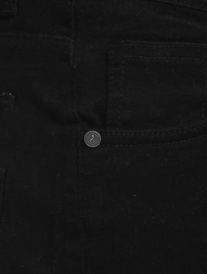 black denim plain jeans - 14588107 - Standard Image - 4