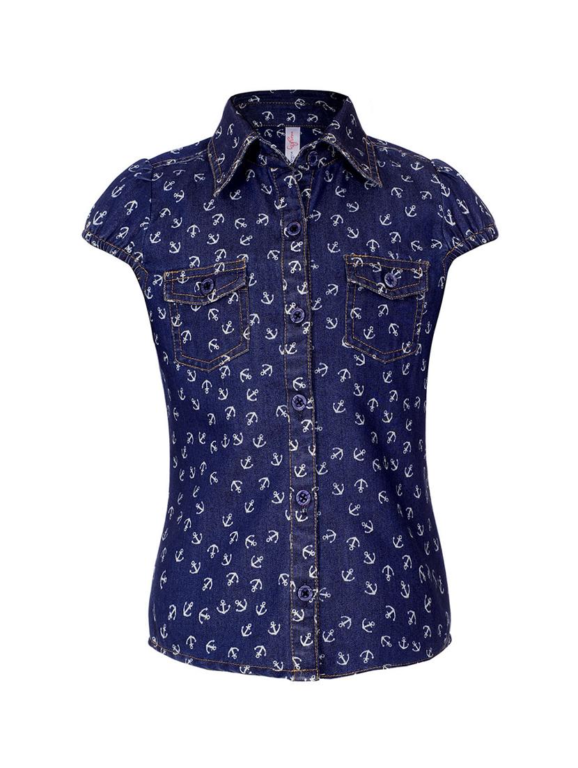 navy blue cotton shirt - 14588150 - Zoom Image - 1