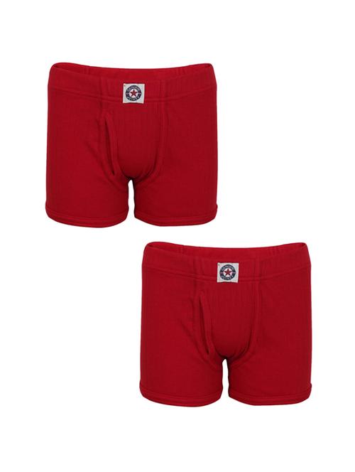 set of 2 red cotton briefs - 14589083 - Standard Image - 1