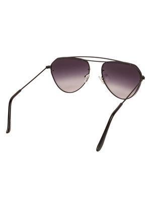 arzonai boxy black aviator shape uv protected sunglasses for men & women (ma-3333-s3) - 14590039 - Standard Image - 4