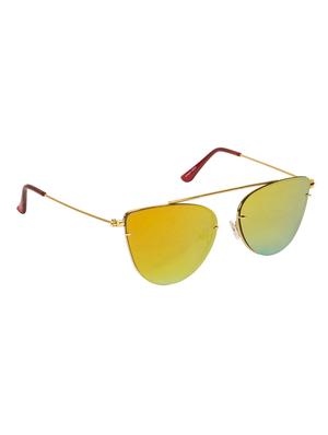 arzonai beautiful orange cat-eye shape uv protected sunglasses for women's (ma-5558-s6) - 14590077 - Standard Image - 2