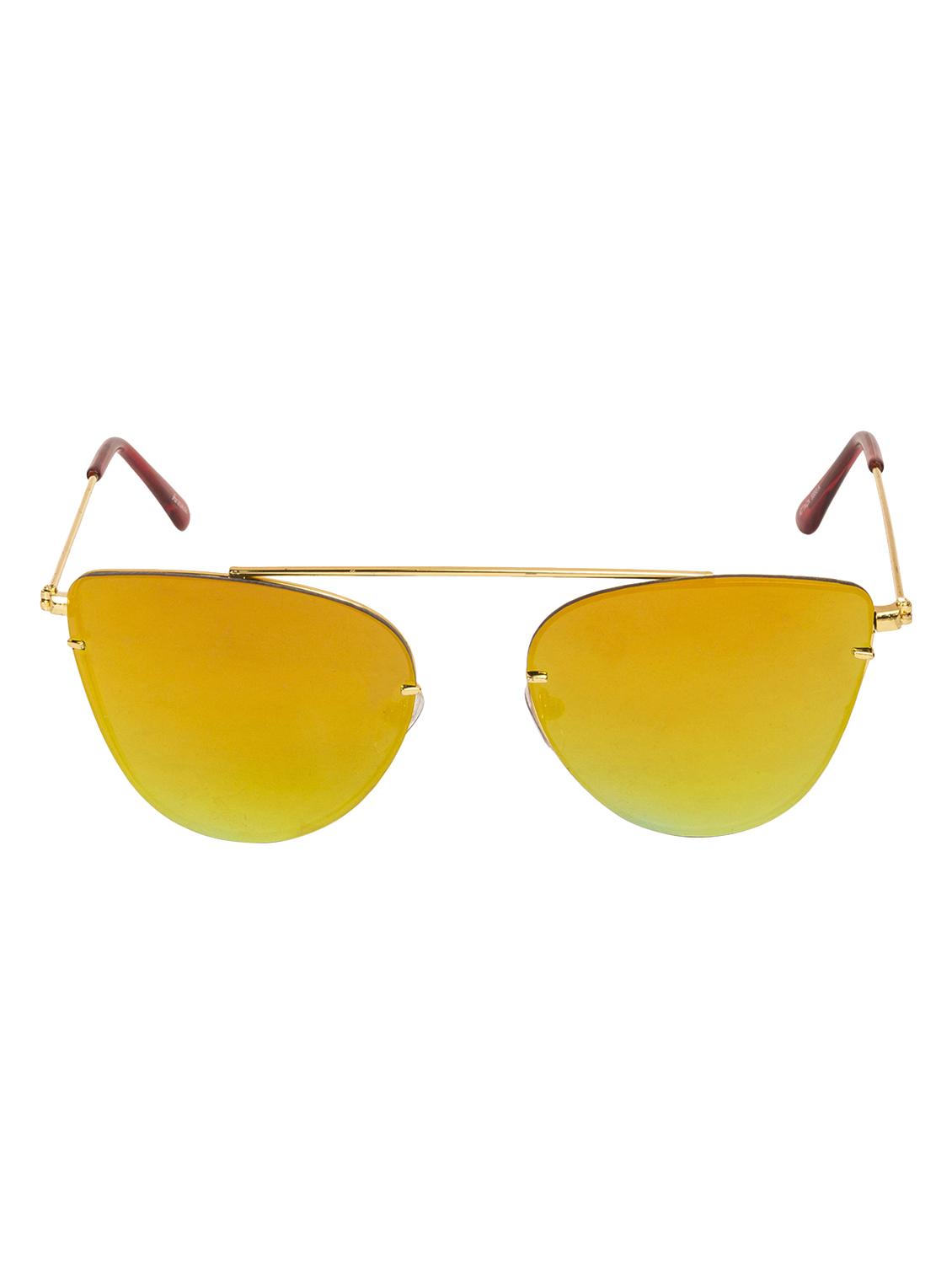 arzonai beautiful orange cat-eye shape uv protected sunglasses for women's (ma-5558-s6) - 14590077 - Zoom Image - 1